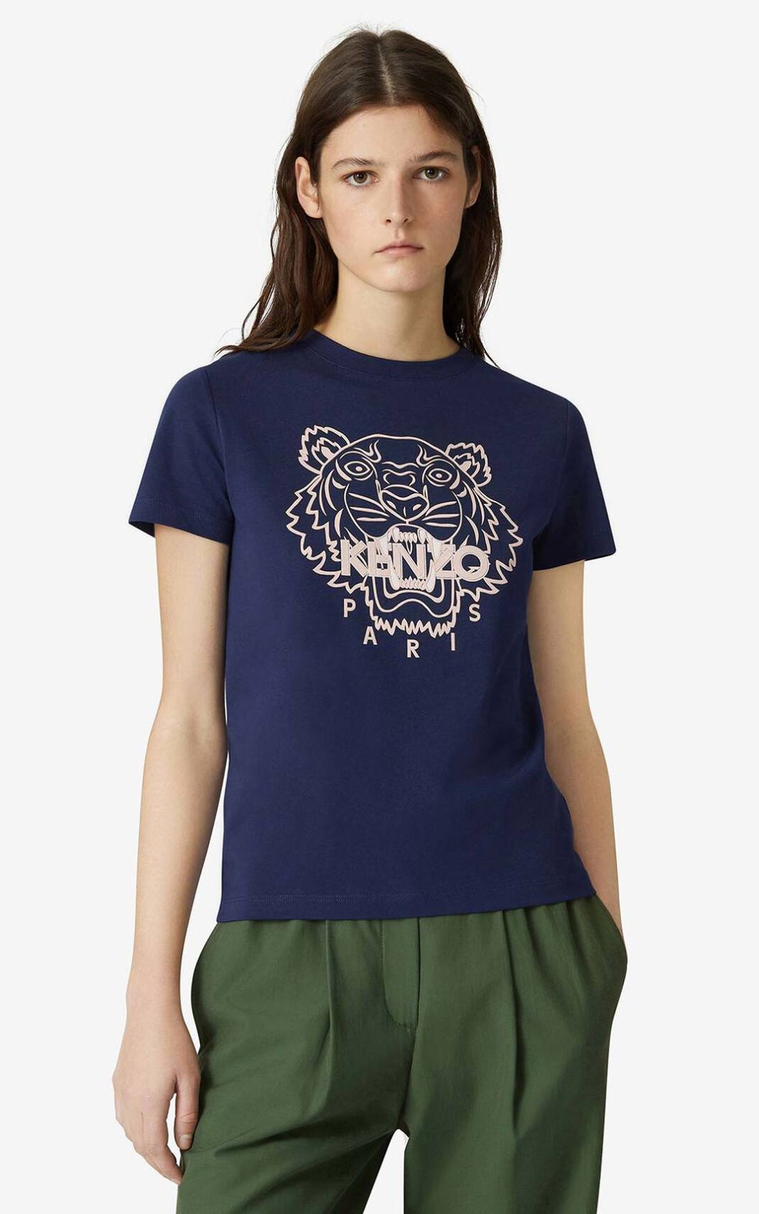 Kenzo Tiger T-shirts Dame - Blå DK-552959